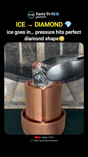 This Machine Turns Ice Into a Perfect Diamond 💎