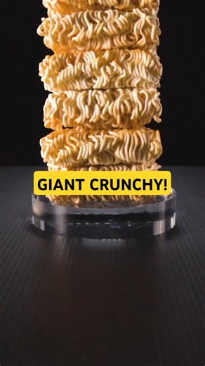 This is How the Mamee Monster Noodle Snack Shatters in Slow Motion 🍜💥 | Satisfying ASMR