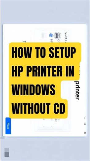How To Setup Hp Printer In Windows 11 Without CD #hpptintersetupwithoutcd #hpprintersetup