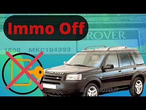 How do you deactivate the immobilizer on Land Rover Freelander?