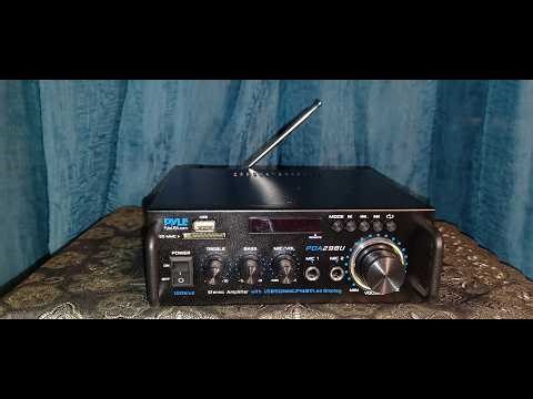 Pyle 200W Stereo Power Amplifier PDA29BU 5 unboxing