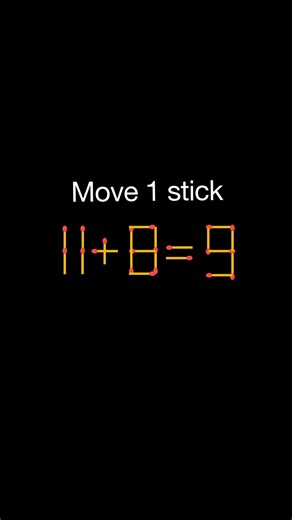 1.3M views · 1.1K reactions | Matchstick challenge #matchstick #reels | Math Puzzle | Facebook