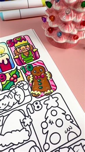 Alexandra Franzese | Cozy coloring day 10 of my coloring advent calendar! Let’s color this gingerbread! I love to color gingerbread! It’s definitely a fan fave... | Instagram