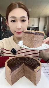 40K views · 2.3K reactions | Chocolate Crepe Cake Asmr | JiaJia Asmr | Facebook