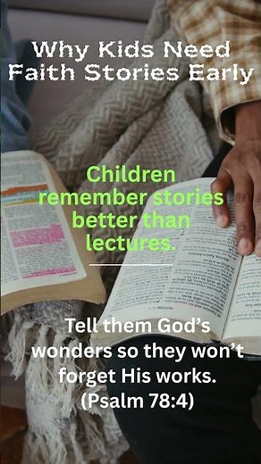 Daily Faith stories and kids. #ChildDiscipleship, #KidsFaith, #BibleKids, #RaiseGodlyKids, #shorts,