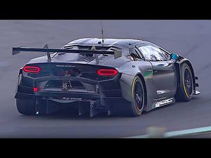 NEW 2026 Lamborghini Temerario GT3 racecar testing at Monza | RAW Flat-plane twin turbo V8 Sounds!
