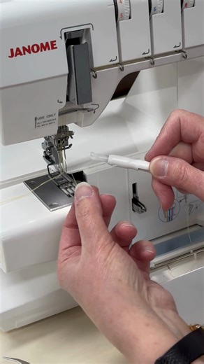 Janome America on Instagram: "Look how easy it is to set up the Janome CoverPro 2000CPX! With its simple threading guides and paths, you’ll be sewing in no time! The Janome 2000CPX offers reliable, high-quality coverstitching, making it a great addition for any sewist looking to elevate their projects! To learn more about the CoverPro 2000CPX, run to your local Janome Dealer today!"