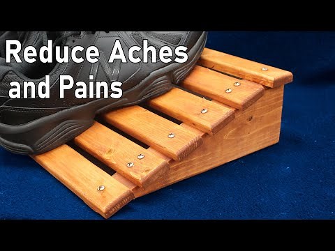 Simple DIY Footrest with 1 Board