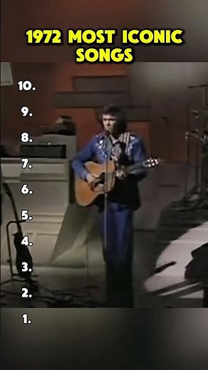Top 10 iconic songs of 1972 #flashback #music