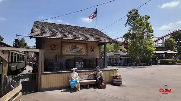 The Ghost Town & Calico Railway Railroad at Knott's Berry Farm Complete POV Both Sides June 2025