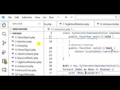 53-PHP Developer: OOP - Implement Iterator interface | Practice