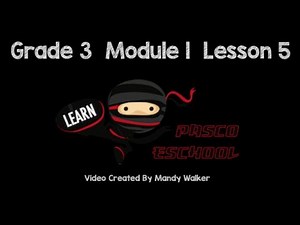 Grade3 Module 1 Lesson 5 Concept Development