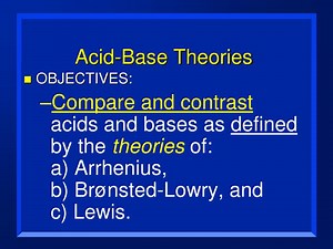 Acid-Base Theories - SlideServe