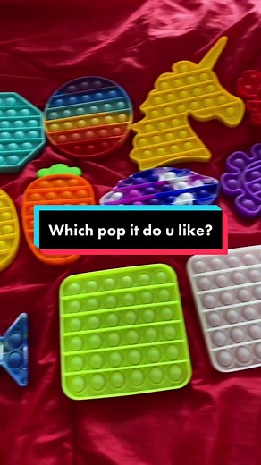 Which pop it do you like? 🤪🤔 (I am grateful for all of my pop its!) #fyp #popit #asmr #viral #foryou #collection #fidget