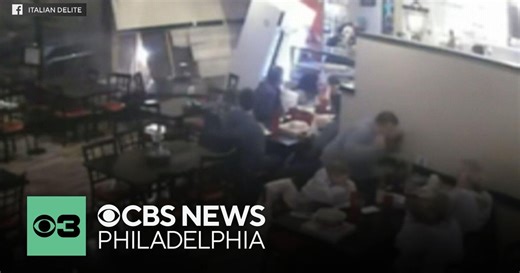Video shows car crashing into restaurant in Trappe, Pennsylvania