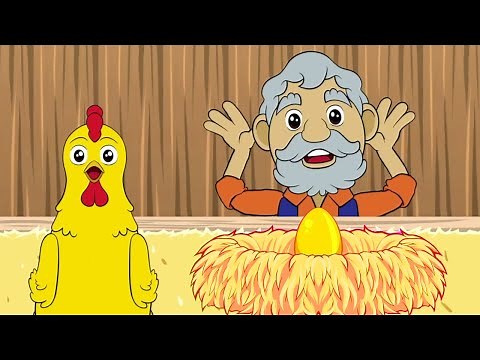 A Galinha Dos Ovos De Ouro . História Infantil . Contos infantis. Fabula infantil