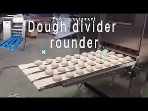 Full automatic 4 rows dough divider rounder,