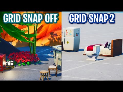 GRID SNAP & HOW to USE IT Fortnite Creative Tips & Tricks