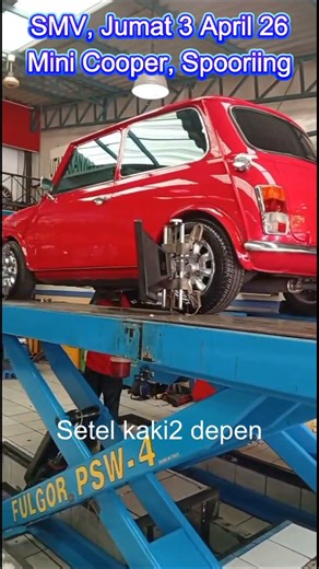 Mini Cooper, Spooring