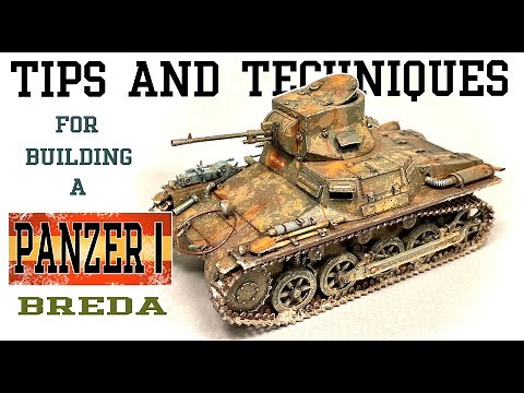 Tips and techniques for building a Panzer I Breda!