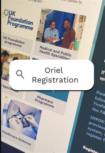 3rd year pharmacy students 👀 Oriel opens today and you have until 3rd July to register! A few things to know: 📝 Registration = completing an application form 🔁 You don’t have to do it in one go, you can save and come back to it ⏰ Don’t leave it til the last minute, the system can freeze/lag closer to the deadline Check the Oriel applicant handbook for full details ✅ Follow for more Oriel tips — I ranked top 1.1% in the country last year and I’m sharing everything #oriel #pharmacy #fyp #pharma