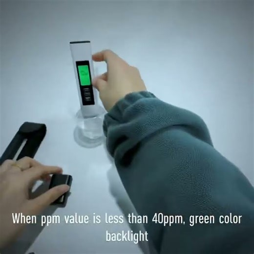 Green color/Red color backlight TDS EC Temp Meter 0-9999ppm