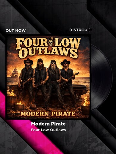 Modern Pirate on spotify and where the heck ever fine records are sold. This album has finally seen the light of day. more to follow as we get caught up with releases of some backed up music releases.