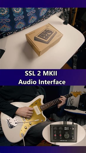 Solid State Logic SSL 2 MKII Audio Interface, for more watch the unboxing, setup and recording demo on my Youtube channel #solidstatelogic #ssl2 #audiointerface #unboxingvideo #musicproduction #musicrecording #ssl2mkii #ssl2mk2 #guitarrecording #electricguitar