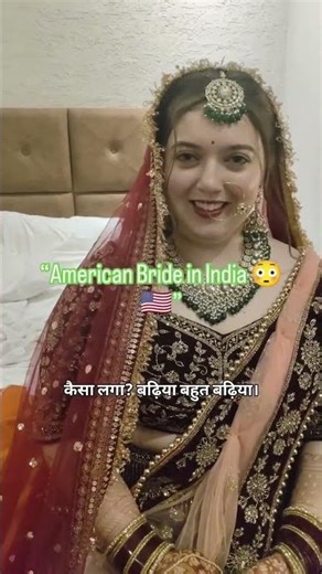 “Different country, same bridal glow ✨American Bride Transformation 💄🌍