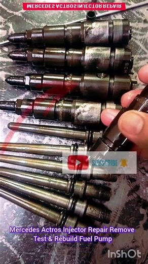 Fuel Mercedes Actros Injector Repair: Remove Test & Rebuild Fuel Pump
