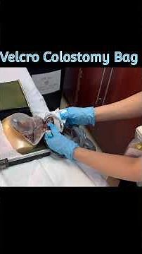 How to Empty Colostomy Velcro Pouch #nursing #ostomycare