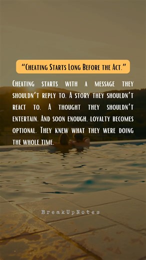 13 reactions · 6 comments | It doesn’t begin in bed—it begins in the mind. #BreakUpNotes #CheatingAwareness #TrustBroken #HealingHeart | Break Up Notes | Facebook