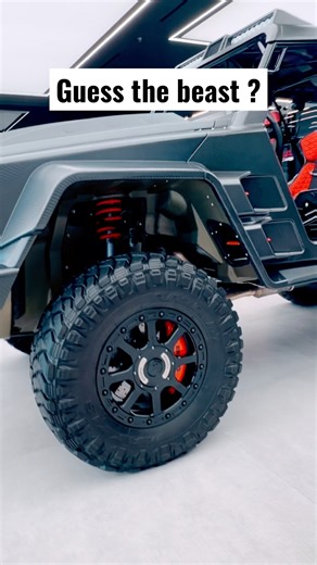 Meet the Wildest BRABUS G-Wagon! 💥#mercedes