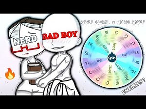 Making a Gacha Couple OC Challenge [ NERD × BAD BOY EDITION 🥀🔥] Gacha Club Trend SPIN THE WHEEL 😲