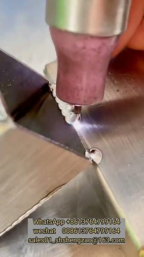 No deformation and edge after welding. # cold welding