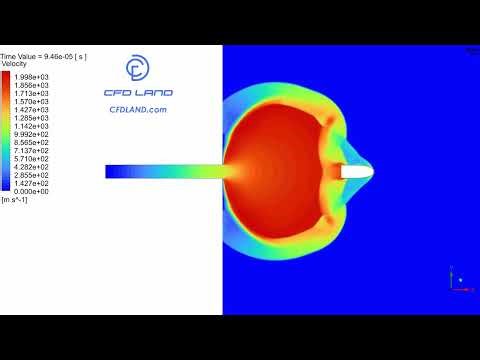CFD Simulation of Bullet Motion Fired from a Gun Barrel 🔫💨