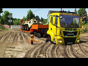 Cars vs Mud Pit #17 | BeamNG.DRIVE