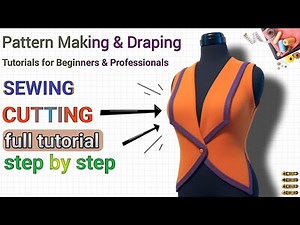 3-Step Bodice & Collar Tutorial: Pattern Making + Cut & Sew + Mannequin Fit