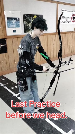 Last Archery Practice Before the Olympics