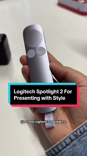Logitech Spotlight 2: Sleek Metal Clicker for Confident Presentations