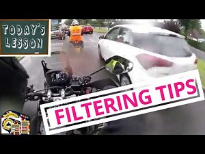 How to filter on a motorcycle. (Motorcycle riding tips from a qualified advanced UK instructor)