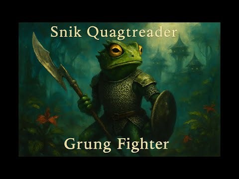 Snik Quagtreader - Grung Fighter