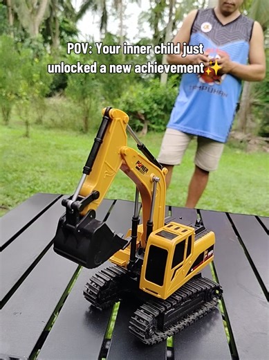 Remote Control Toy Excavator for Kids and Adults
