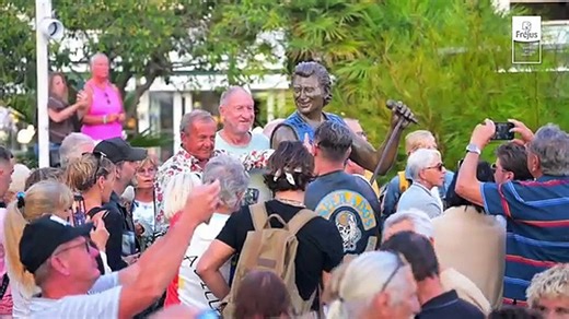 2024 – Johnny Hallyday – Inauguration de la Statue à Port-Fréjus (Ville de Fréjus, 21 Septembre)