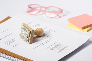 BUSINESS LOGO STAMP From Your Design or Logo | Self Inking or Wood Stamp | Company Logo Stamp | Marketing Rubber Stamp | Business Stamp - Etsy