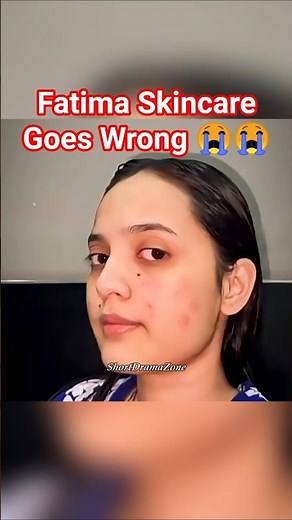 Fatima Skincare Goes Wrong|Fatima Faisal New Vlog|MiniVlog 26|#sistrology #shorts
