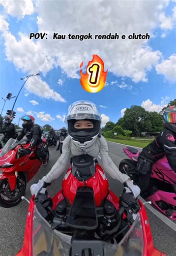 POV: Kau tengok rendah e clutch #cbr650r #zx10r #panigale1199 #bikerlife #johorbahru