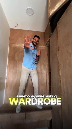 Wardrobe design l Save 30% on cost with this trick #houmeindia