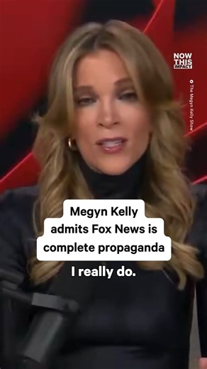 ‘I turned on Fox News yesterday and it was like watching Russian propaganda.’ Former Fox News host and current right‑wing podcaster Megyn Kelly admitted that the network she worked for was simply peddling propaganda. That’s why Fox hosts are now cheering for Trump’s invasion of Venezuela without a critical thought. | NowThis Daily