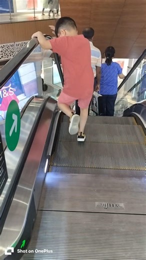 Oops! Baby Almost Missed the Step 😳